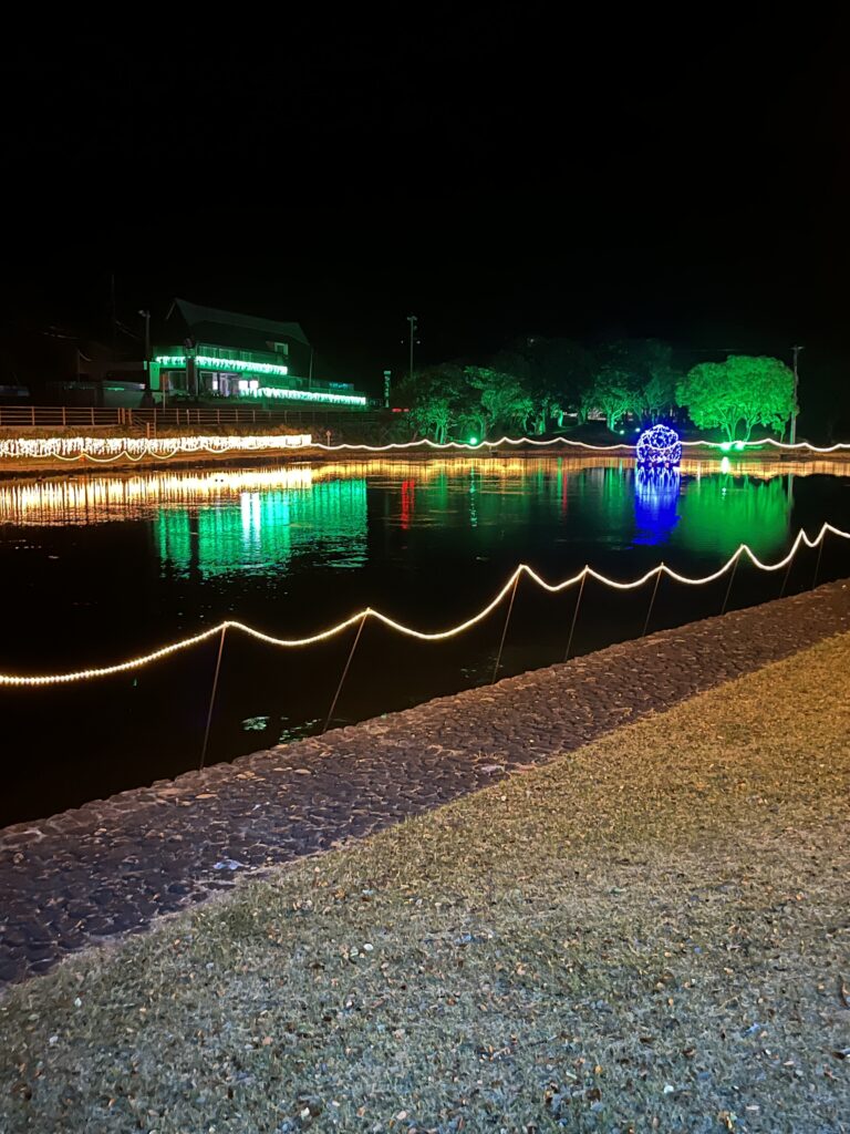 須ノ川のイルミネーション